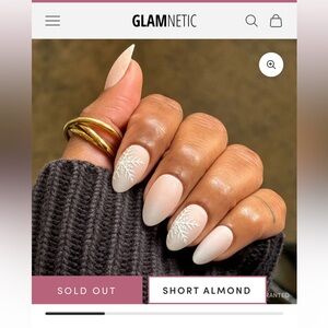 Glamnetic Nail Set Snowdrift